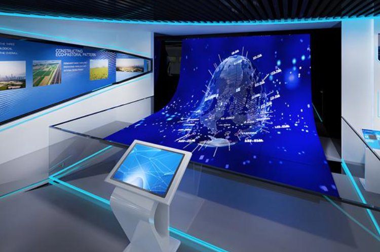 數(shù)字展館設(shè)計(jì)的創(chuàng)新實(shí)踐 融合多媒體內(nèi)容制作與魔法境全息投影的企業(yè)展廳方案及網(wǎng)絡(luò)技術(shù)服務(wù)支持